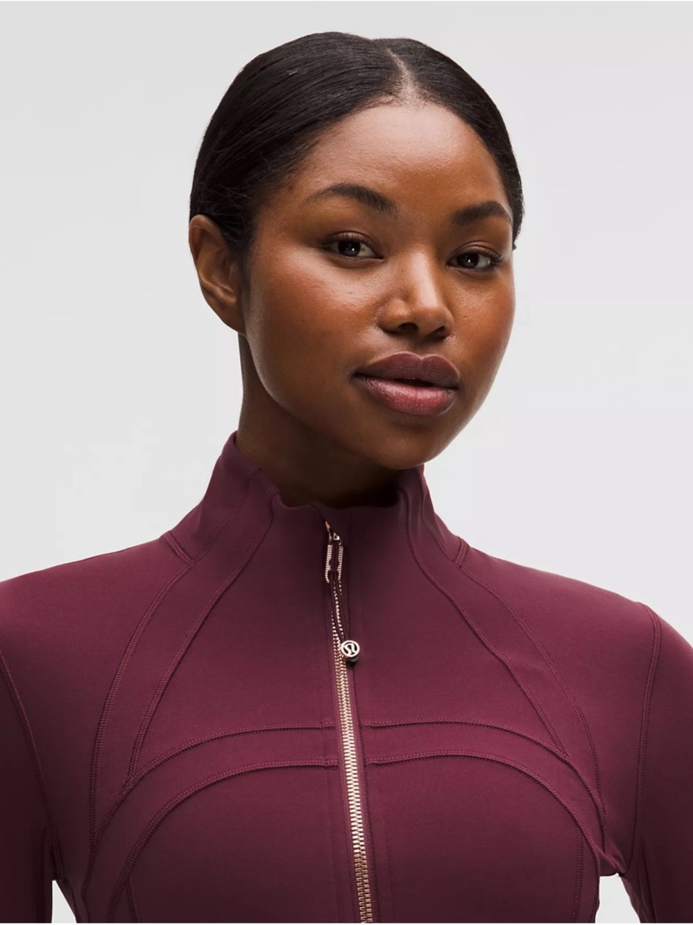 lululemon athletica Deep Wine Zip Performance Jacket